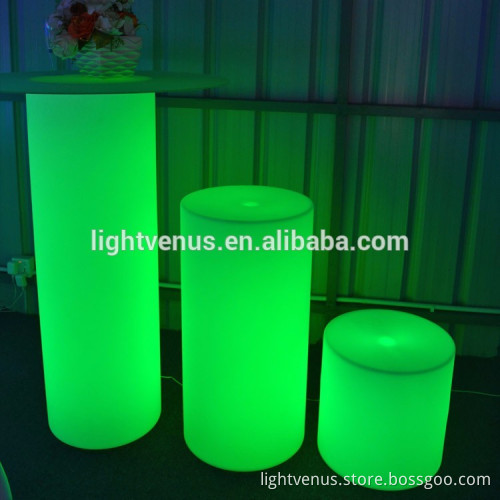 LED bar table Led furniture RGB color Cocktail table Reception table bar hotel led luminous furniture